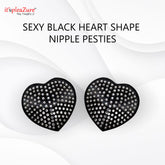 Black Heart self sealing Pasteas by Itspleazure